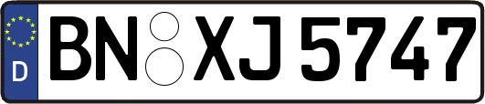 BN-XJ5747