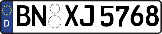 BN-XJ5768