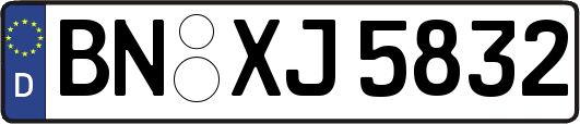 BN-XJ5832