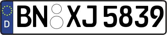 BN-XJ5839