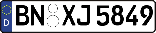 BN-XJ5849