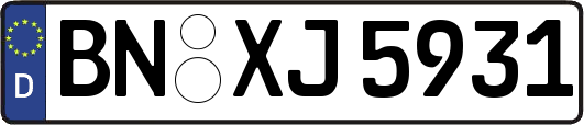 BN-XJ5931