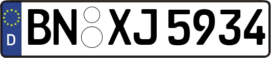 BN-XJ5934