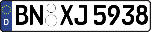 BN-XJ5938