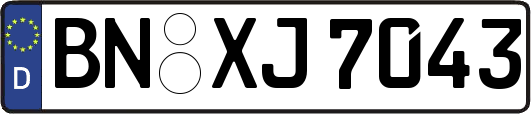 BN-XJ7043