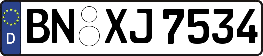 BN-XJ7534