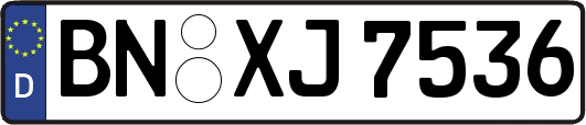BN-XJ7536