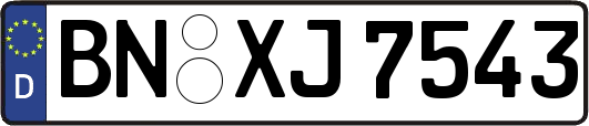 BN-XJ7543