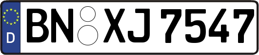 BN-XJ7547