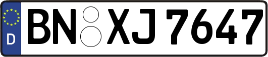 BN-XJ7647