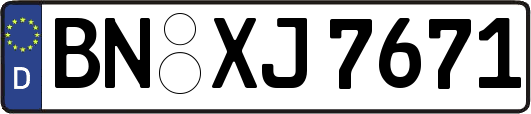 BN-XJ7671