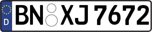 BN-XJ7672