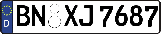 BN-XJ7687