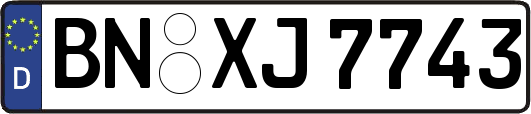 BN-XJ7743
