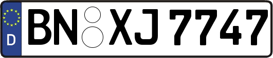 BN-XJ7747