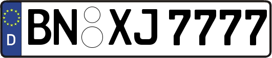 BN-XJ7777