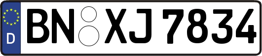 BN-XJ7834