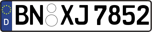 BN-XJ7852