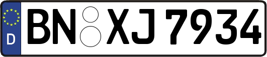 BN-XJ7934