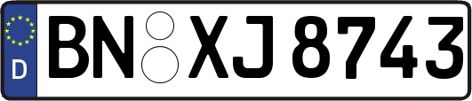 BN-XJ8743