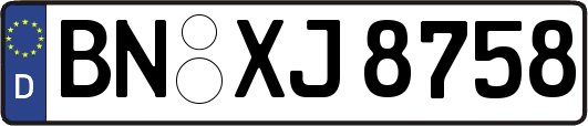 BN-XJ8758