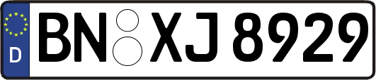 BN-XJ8929