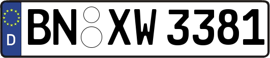 BN-XW3381