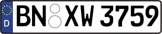 BN-XW3759