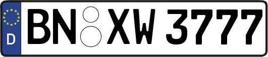 BN-XW3777