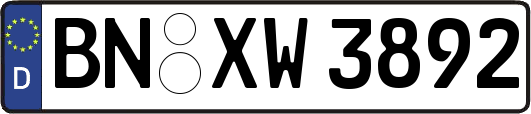 BN-XW3892