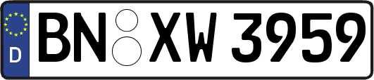 BN-XW3959