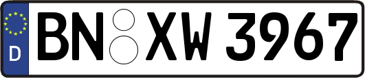BN-XW3967