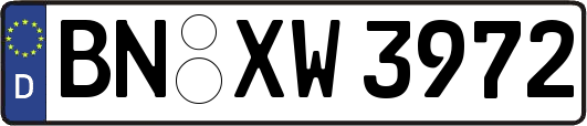 BN-XW3972