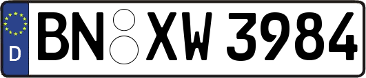 BN-XW3984