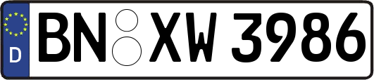 BN-XW3986