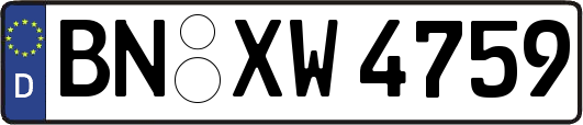BN-XW4759