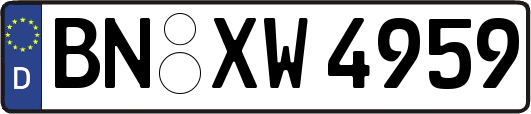BN-XW4959