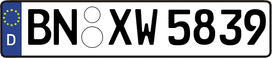 BN-XW5839