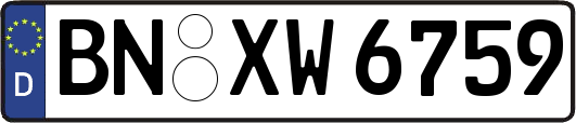 BN-XW6759