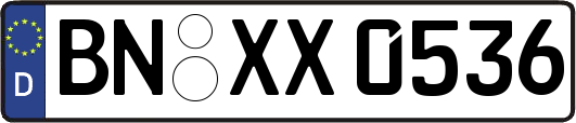 BN-XX0536