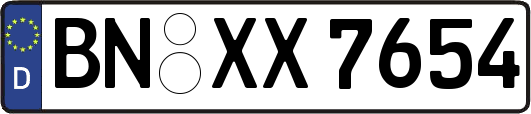 BN-XX7654