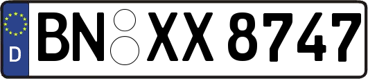 BN-XX8747