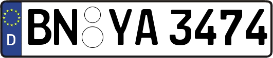 BN-YA3474