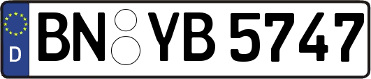 BN-YB5747