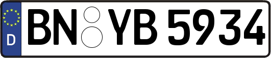 BN-YB5934