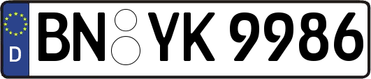 BN-YK9986