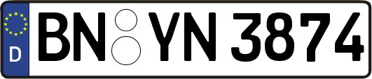 BN-YN3874