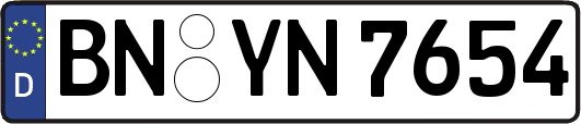 BN-YN7654