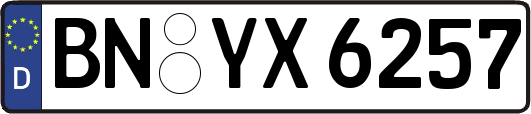 BN-YX6257