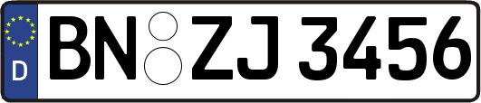 BN-ZJ3456